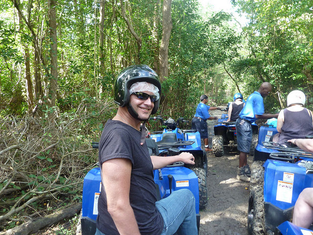 Gary Bembridge on ATV Quad Bike Tour St. Lucia