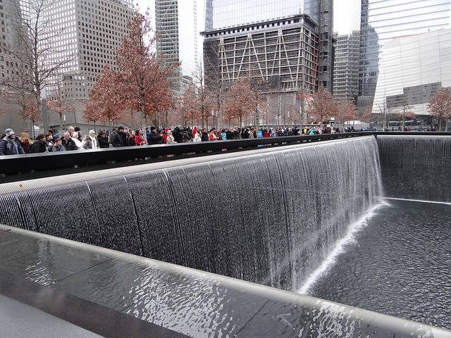 September 11 Memorial Fountains New York