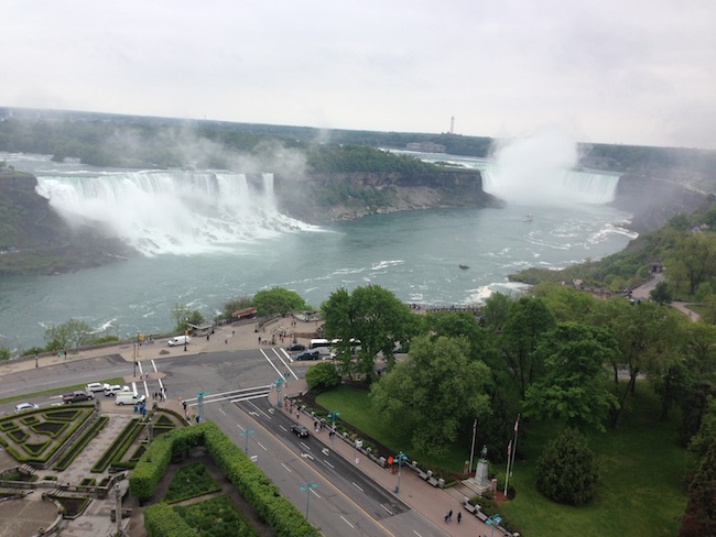 View of Niagara Falls from Sheraton on the Falls Hotel
