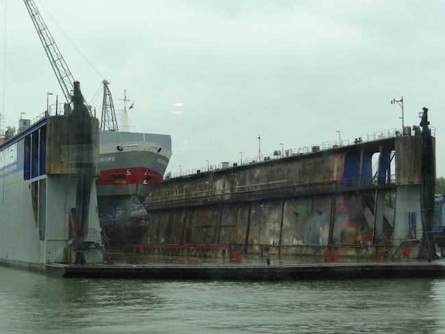 Dry Dock Rotterdam Harbour