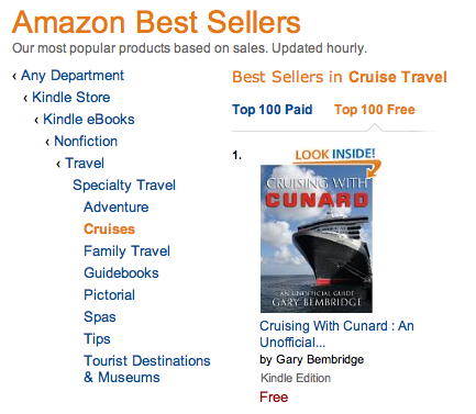 Cruising with Cunard Book #1 Amazon Free Crusie Book