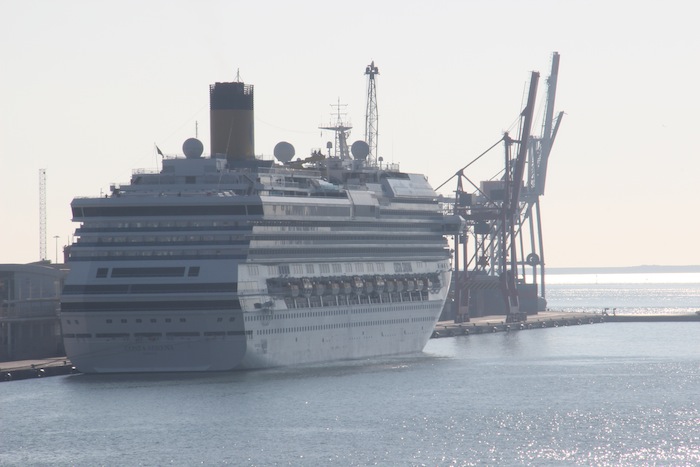 Costa Serena Cruise Ship docked in Bareclona Spain