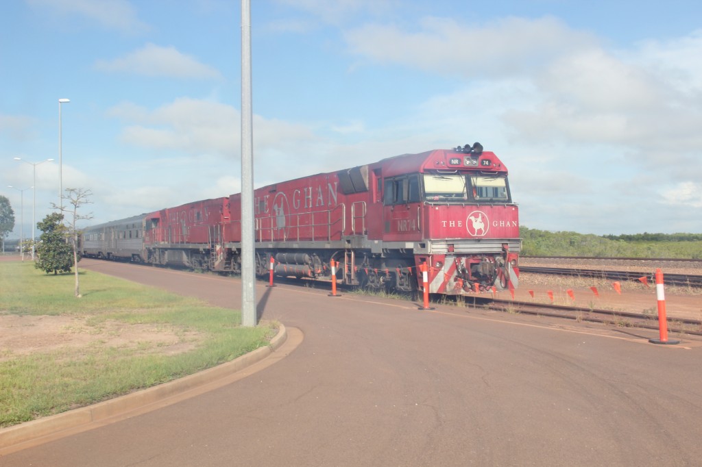 The Ghan Train in Darwin Northern Territory Australia #NTAustralia