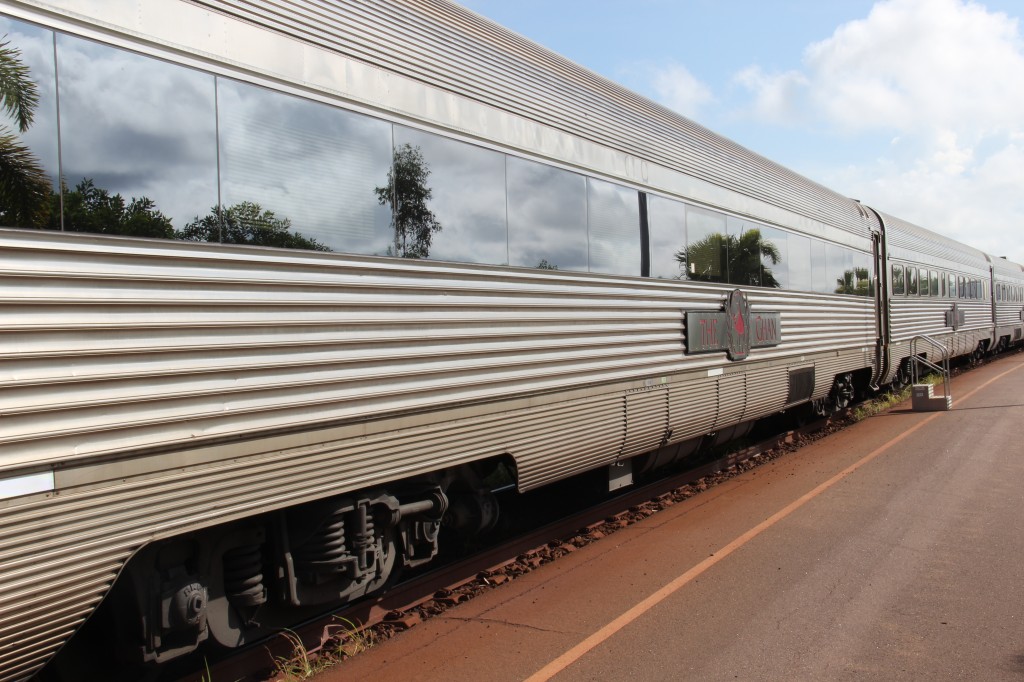 The Ghan in Alice Springs Station