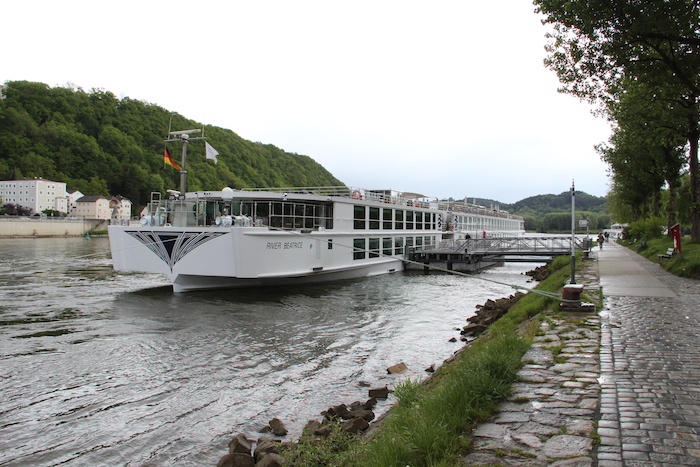 Uniworld River Beatrice Docked in Passau Germany