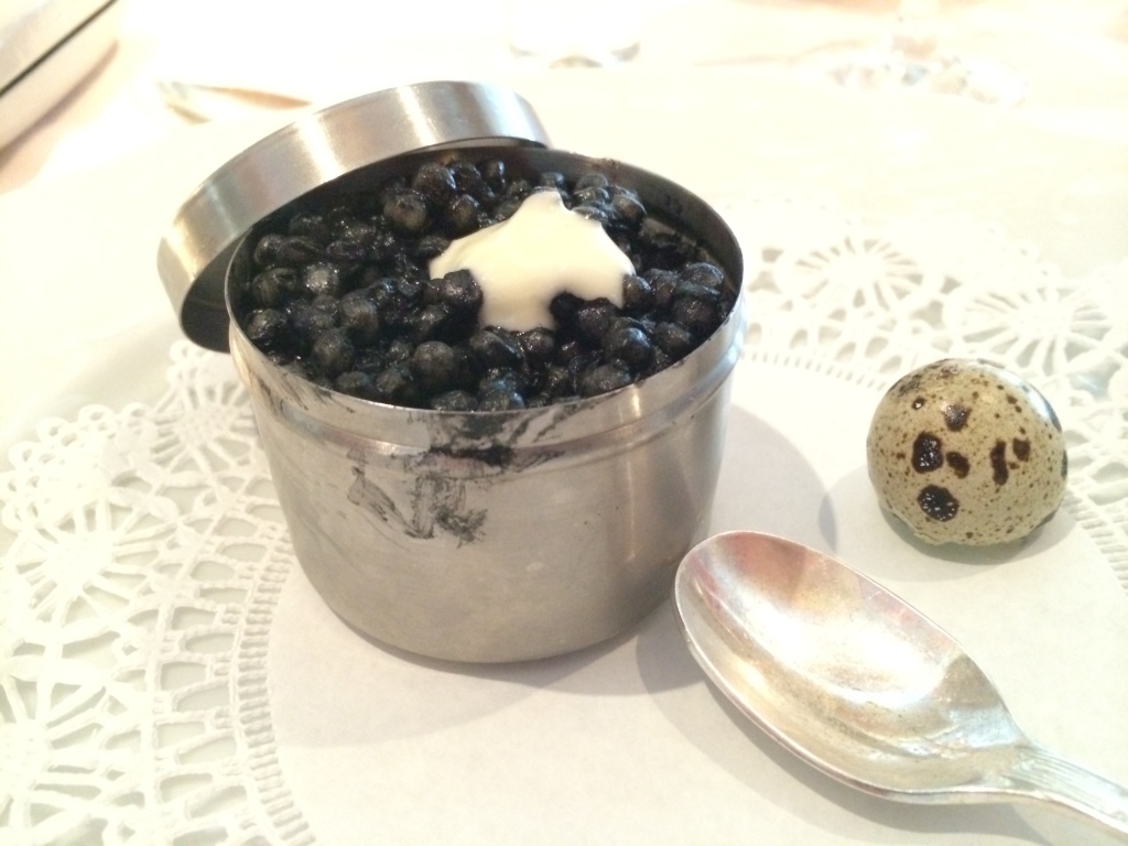 Crystal Cruises "Caviar" from Israeli Couscous