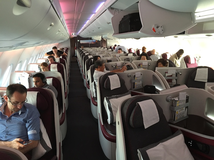 qatar airways business class ราคา review