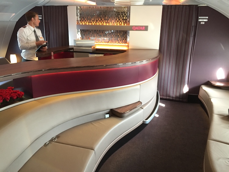 Qatar Airways A380 Business and First Class Lounge