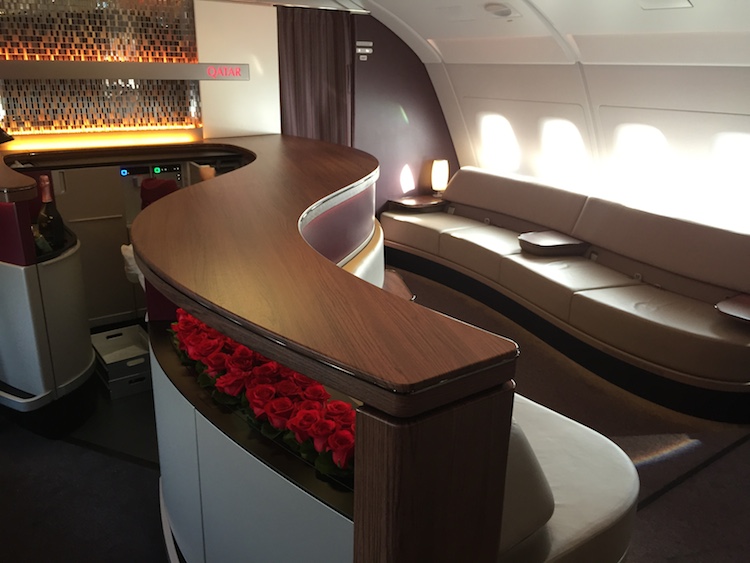 Qatar Airways A380 Business and First Class Lounge