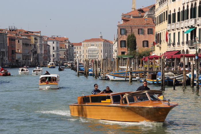 Water Taxis on Grand Canal Venice