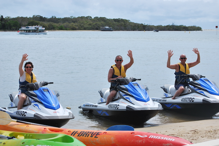 Jet Skiing Noosa Australia (Photo by Helen France)