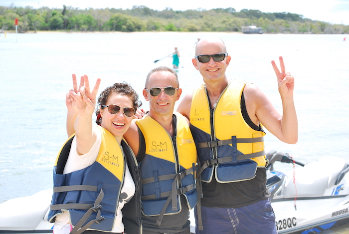 Jet Skiing Noosa Australia (Photo by Helen France)