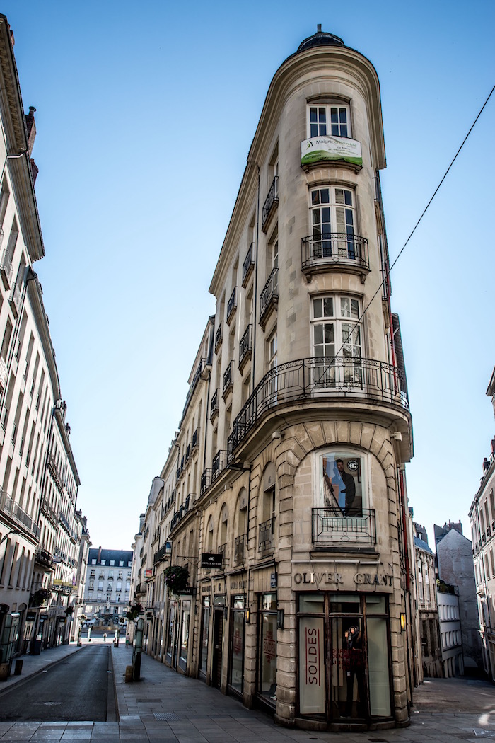 Buildings in Nantes France