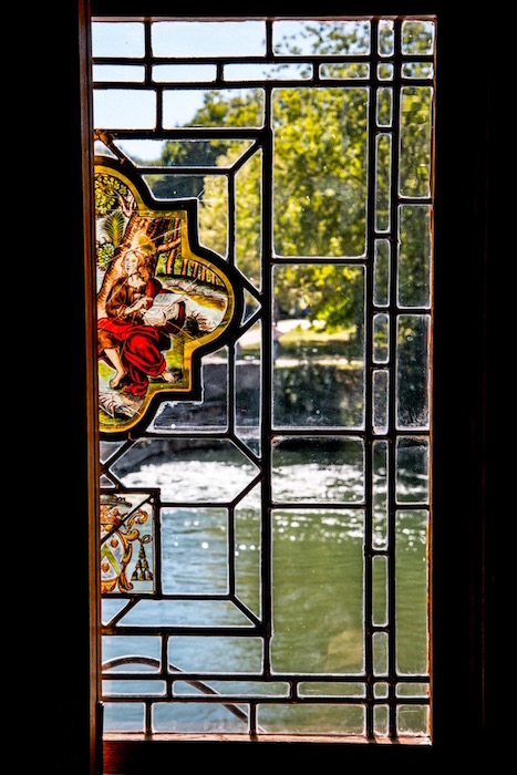 Stained Glass Window in Château d'Azay-le-Rideau