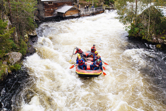 White Water Rafting Oulanka National Park Finland with Ruka Safaris Photo:Adrienne Pitts http://www.adriennepitts.com