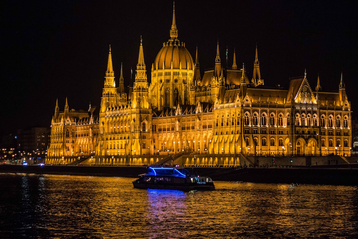 Hungarian Parliament Building in Budapest Hungary