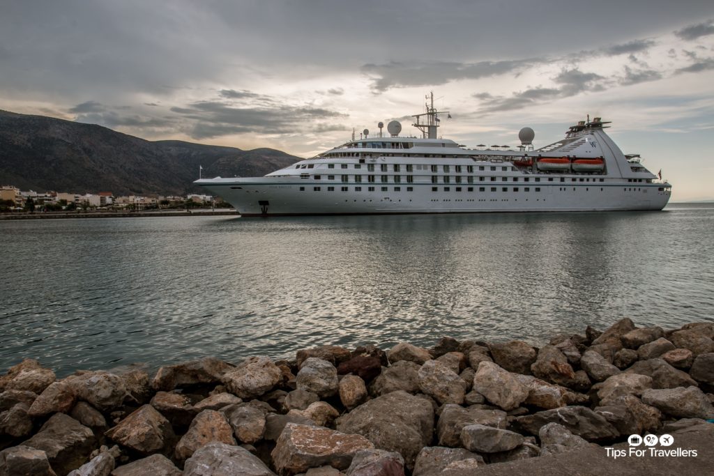 Windstar Star Breeze in Itea/ Dephi Greece