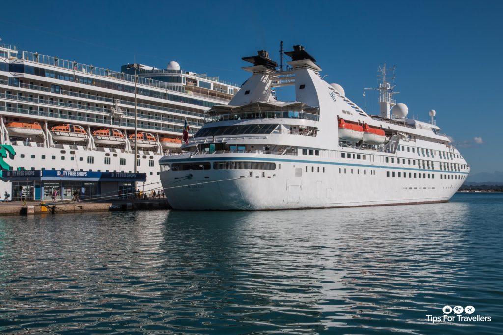 Windstar Cruises Star Breeze in Katakolon Greece