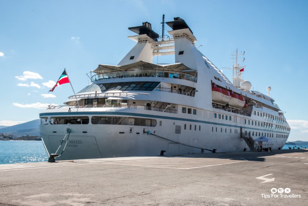 Windstar Star Breeze in Sarana Albania