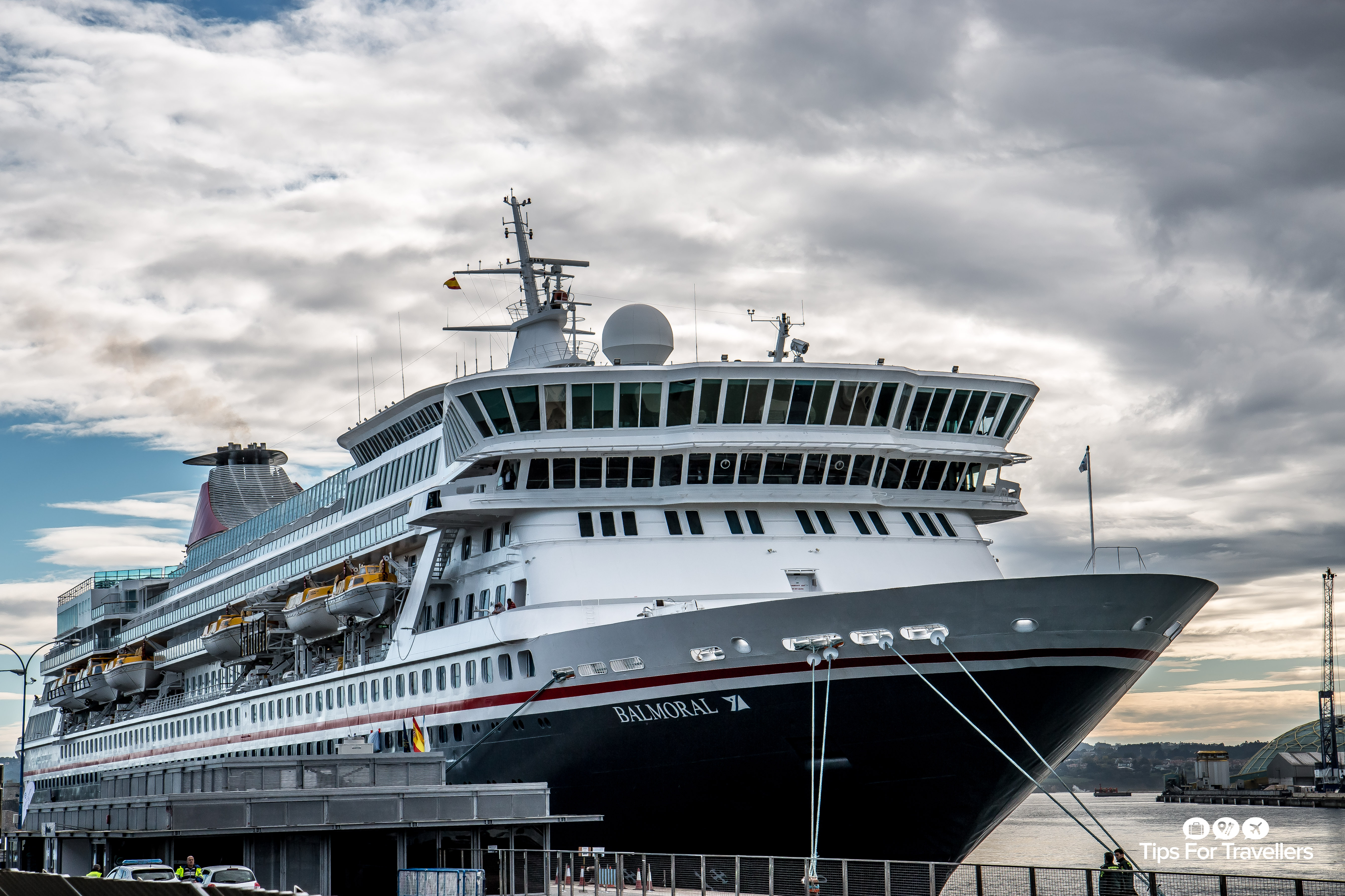 Fred Olsen Balmoral in La Coruna Spain