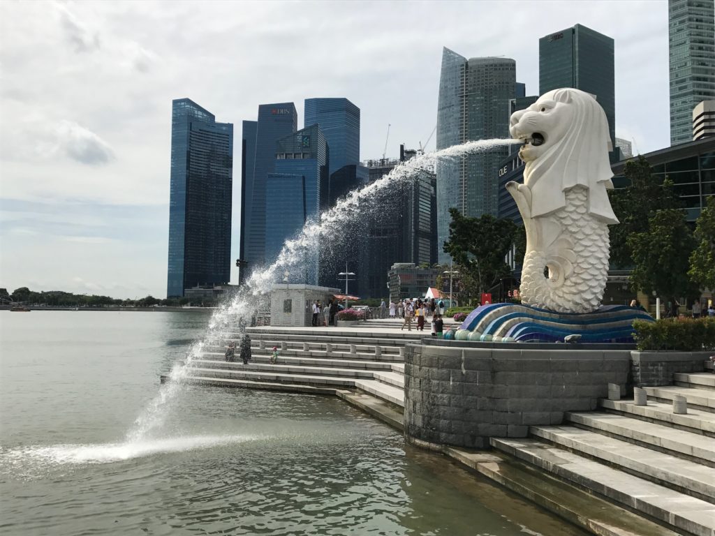 Merlion Marina Bay Singapore