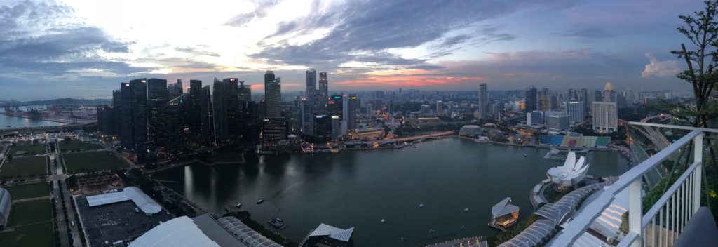 Singapore from Marina Bay Sands