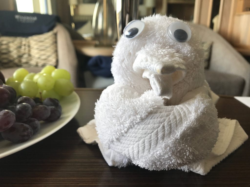 Towel Animal on Windstar Cruises