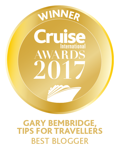 Best Cruise Blogger of the year. Gary Bembridge Tips For Travellers https://www.tipsfortravellers.com