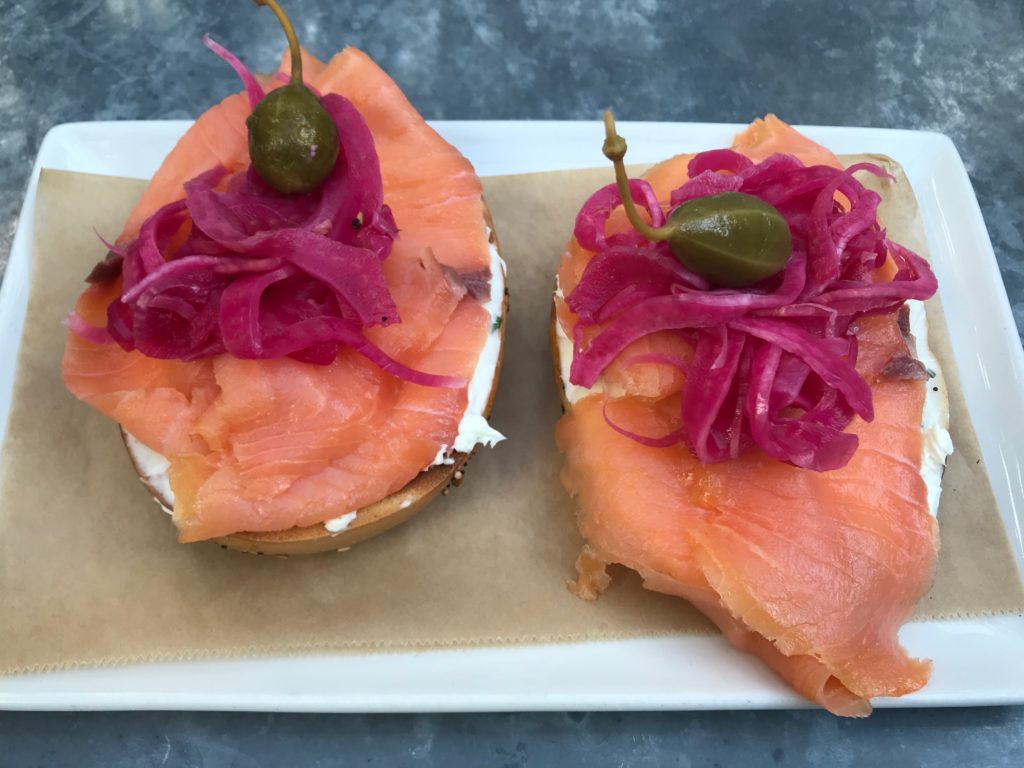 Smoked Salmon breakfast at Oxford Exchange Tampa
