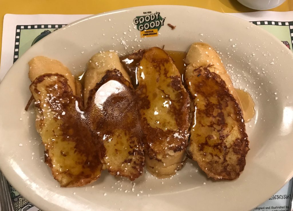 Cuban Bread French Toast at Goody Goody Burgers