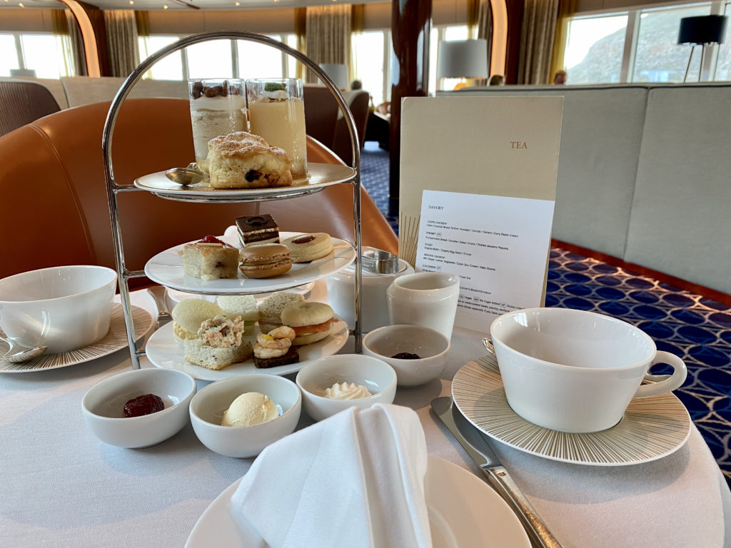 luxury cruise afternoon tea