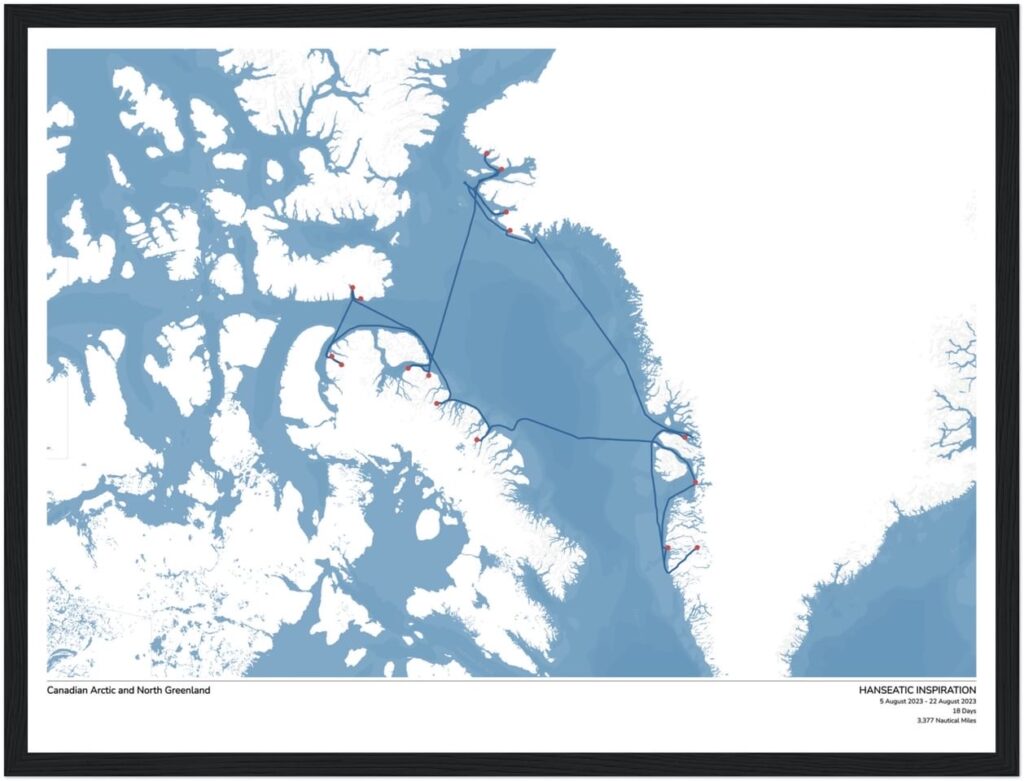 Patron Offer: Prints of Your Cruise Itinerary from TheCruiseMaps.com