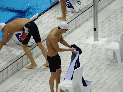 Michael Phelps at the session I was at London 2012 Olympics Aquatics Centre Stratford London