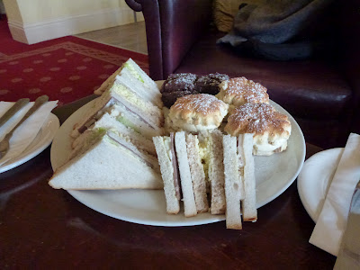 Afternoon tea : Craigsland Hotel, Ilkley, Yorkshire