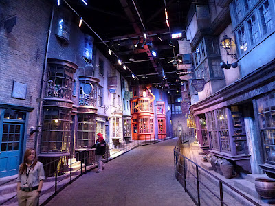 Diagon Alley at Harry Potter Studio Tour Warner Bros. Leavesden 